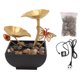 thumbnail image 1 of Adorno de cascada de escritorio para decoración de hogar y oficina - Fuente de mesa DIY - Fuente de agua circulante - Enchufe AU de 220-240 V, 1 of 10
