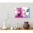 thumbnail image 3 of wall26 Canvas Print Wall Art Purple, White &amp; Blue Watercolor Smoke Collage Abstract Shapes Digital Art Modern Art Bohemian Colorful Multicolor Ultra for Living Room, Bedroom, Office - 12"x18, 3 of 5