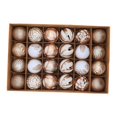 thumbnail image 1 of 24 piezas de bolas de Navidad, adornos de bolas de Navidad, decoración, manualidades, proyectos de bricolaje, adornos navideños para año Nuevo, Champán dorado, 1 of 10
