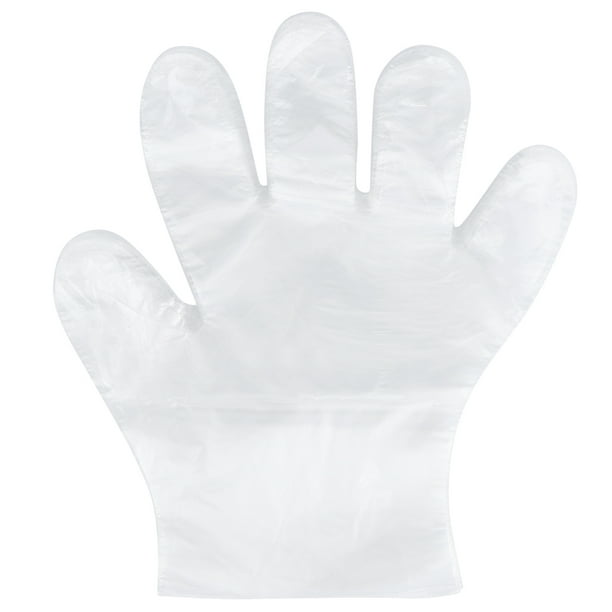 Lot de 500 gants jetables fins et respectueux de l'environnement - En  plastique - Transparents