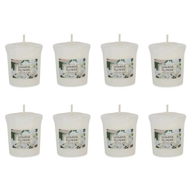 Design Imports Z02095 Jasmine Votive Candle - Set of 8