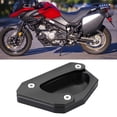 thumbnail image 3 of Aramox Kickstand Extender,Motorcycle Kickstand Extension Stand Support Plate Aluminium Alloy Replacement for V STROM 650XT DL650 2004‑2020,Kickstand Plate, 3 of 8