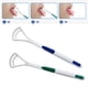 thumbnail image 1 of Xihbxyly Limpiador Lingual, Diseño de Plástico Suave, Elimina El Mal Aliento, Raspa Eficazmente, Cuida La Salud Bucal, Deja Un Aliento Fresco, Fácil de Usar, 18 Cm de Largo, Incluye 2 Piezas., 1 of 6