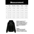 thumbnail image 6 of Giolshon Women's Faux Fur Jacket with 2 Side-Seam Pockets, The Coat with Hood Spring and Fall, 6 of 6