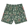 thumbnail image 7 of FORMRS Boys Swim Trunks Quick Dry Mesh Liner Boardshorts Sizes XS-XL, Christmas Candy Cane, 7 of 7