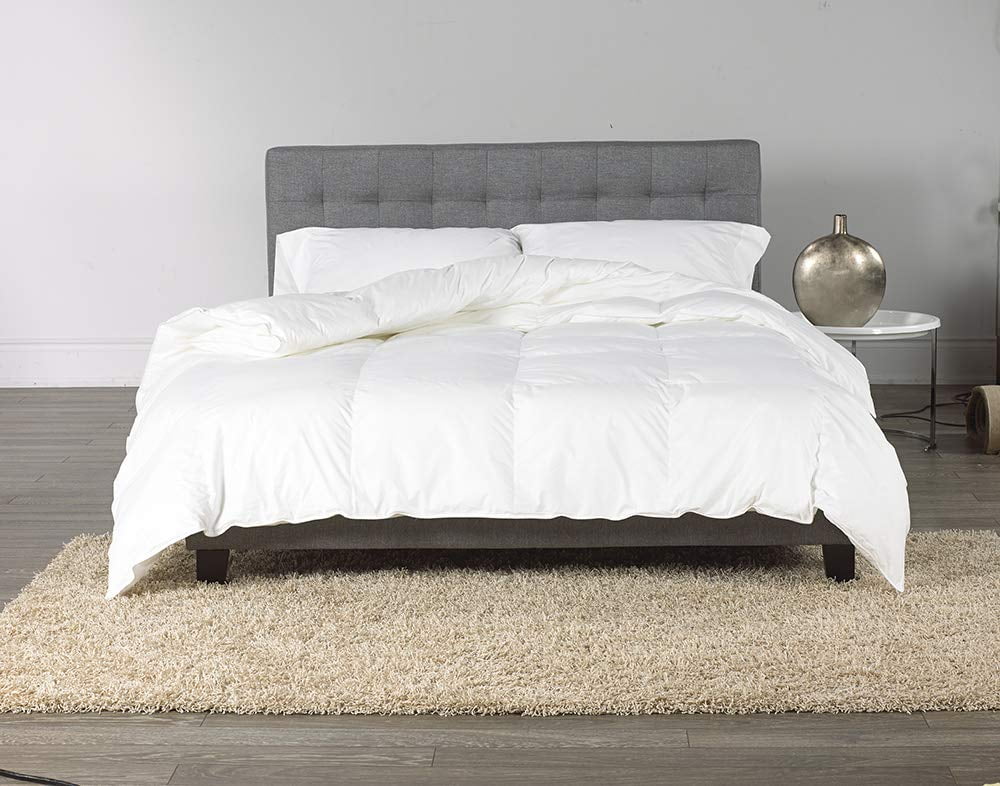 Canadian White Down and Feather Comforter, Double