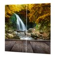 thumbnail image 4 of Panel de Cortina de Ventana con Ojales Opacos Impresos en 3D de 2 Paneles Cortinas Extra Anchas Soledad, 4 of 7