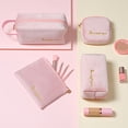 thumbnail image 4 of Riguas Cosmetic Bag with Handle Large Zipper Opening Velvet Women Multifunction Portable Makeup Storage Pouch Daily Use, 4 of 8