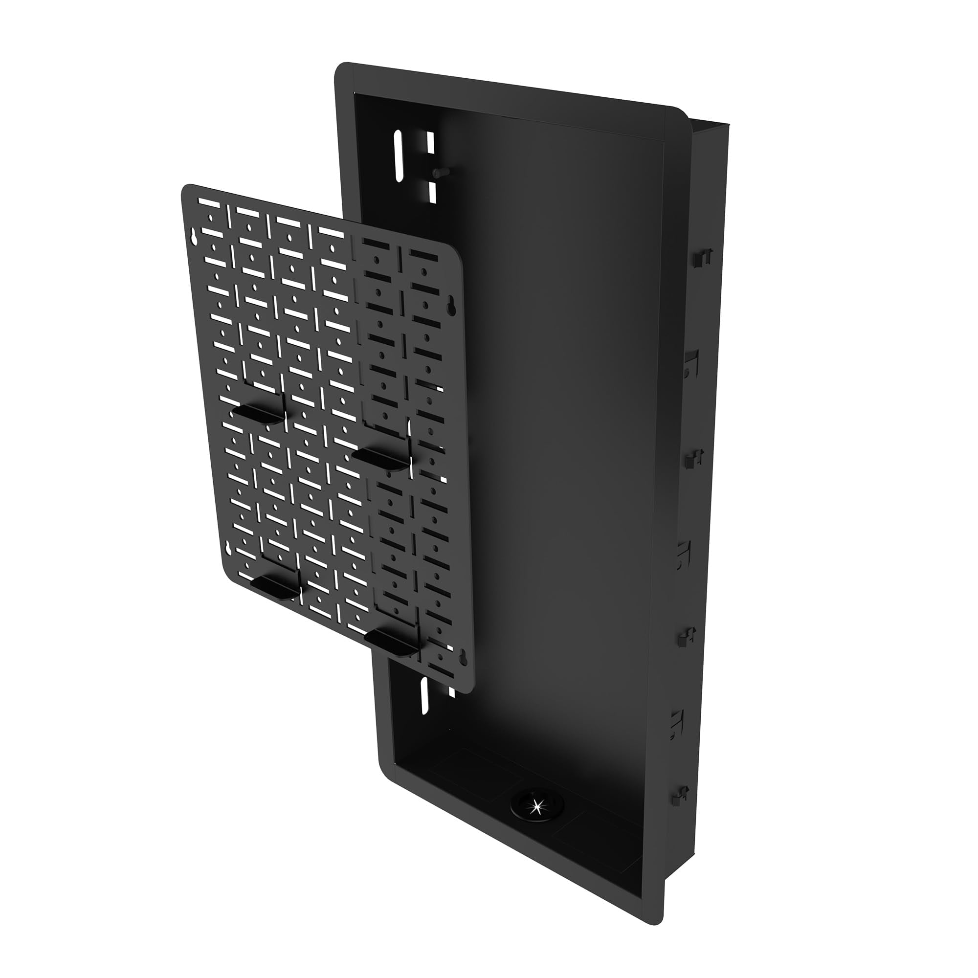 Kanto R400 Recessed in-Wall Full Motion Articulating TV Mount for 35" - 65" TVs | 300x300 VESA No Gap Flush Install | 0.3" Profile 400x400 VESA | Swivel and Tilt Capable | Cable Management Clips