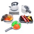 thumbnail image 2 of Labymos 52PCS Kitchen Play Toy Kids Pretend Playset with Cookware Pots and Pans Set Play, 2 of 8