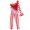 A Red, variant on Alvivi Kids Girls One Shoulder Long Sleeve Jumpsuit Christmas Dance Bodysuit 4-16