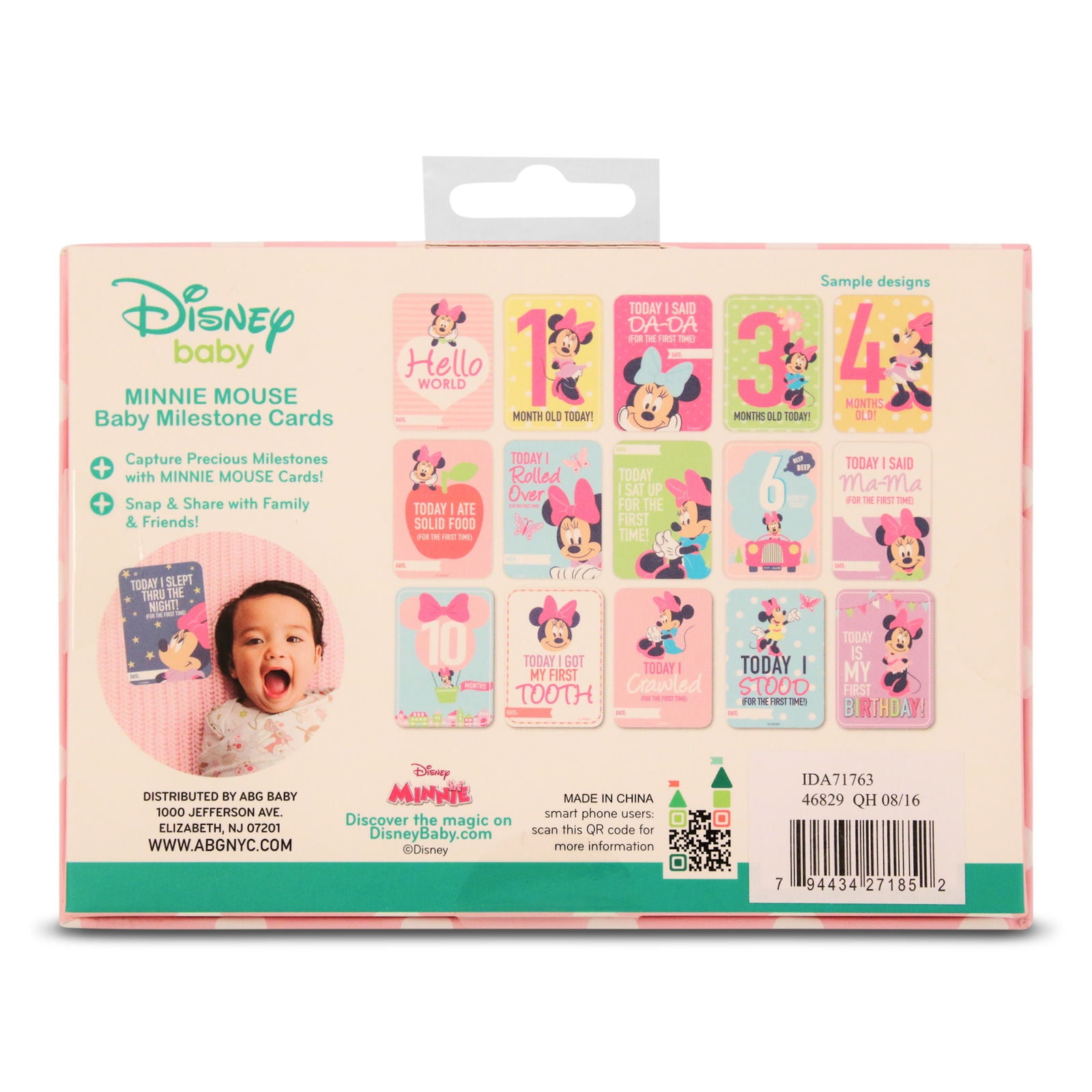 disney baby milestone cards
