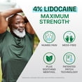 thumbnail image 3 of Biofreeze Ultraflex Plus Maximum Strength 4% Lidocaine Patches with Menthol, Flexible Pain Relief Patch for Lower Back, Lidocaine Patch for Neck, Knee, Shoulder, 4 Large Pain Patches, 3 of 12