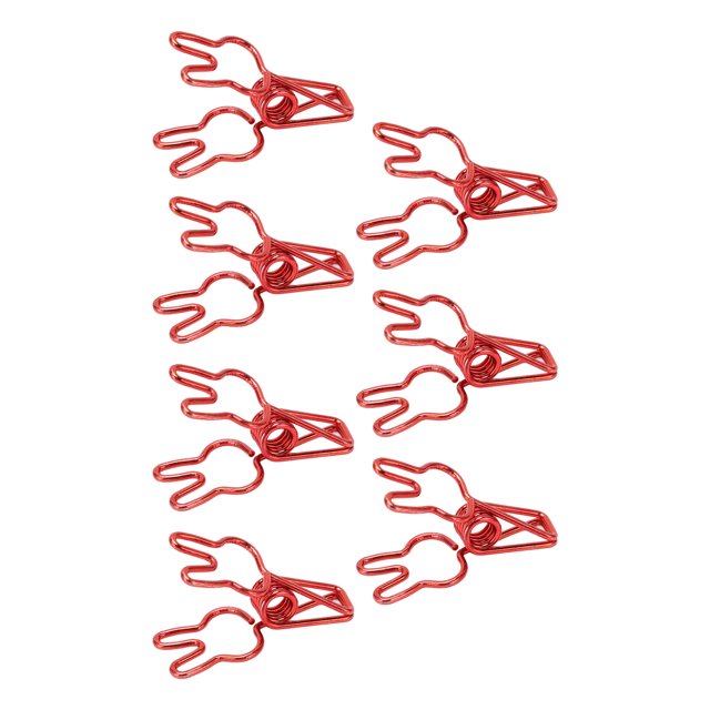 100 Uds Mini Clips para carpetas fotos papelería Clips para carpetas abrazaderas de papel huecas de Metal abrazaderas de papel para proyectos de manualidades de oficina y ANGGREK Otros