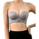 thumbnail image 3 of Paquete de 2 sujetadores push-up sin tirantes antideslizantes invisibles con hebilla delantera/trasera en forma de mano para mujer, 3 of 5