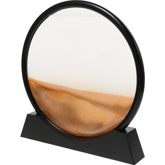 AntiGuyue Hourglass Stress Relief Decorative 1Set 12Inch In Yellow Black