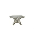 thumbnail image 3 of Dresden Wood 108" Dining Table with Removable Leaf in Vintage Bone White, 3 of 5