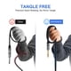 thumbnail image 5 of Birvemce Paquete de 2 cables TRS premium de 10 pies, cable TRS de 1/4 pulgadas, cable de audio estéreo 1/4 sin ruido y de larga duración, línea de interconexión equilibrada para guitarra eléctrica, me, 5 of 7