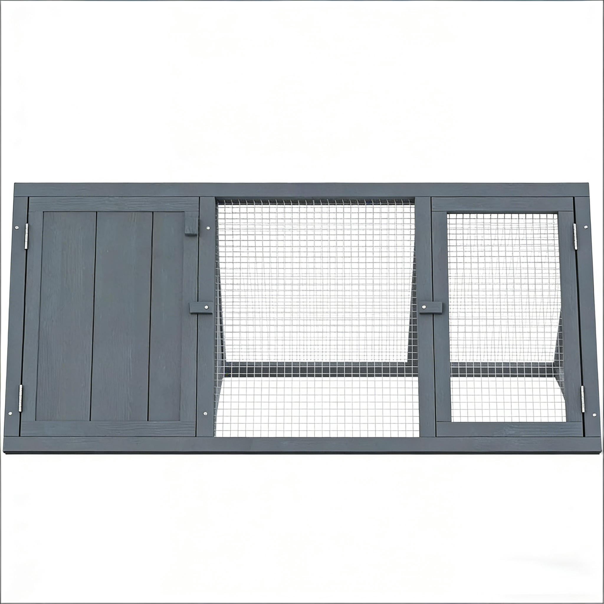 Small Animal Cage, Rabbit Hutch Wooden Triangle Bunny House