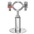 thumbnail image 1 of Unique Bargains 304 Stainless Steel Wall Mount Ceiling Mount Pipe Support for 32-34mm Pipe, 1 of 5