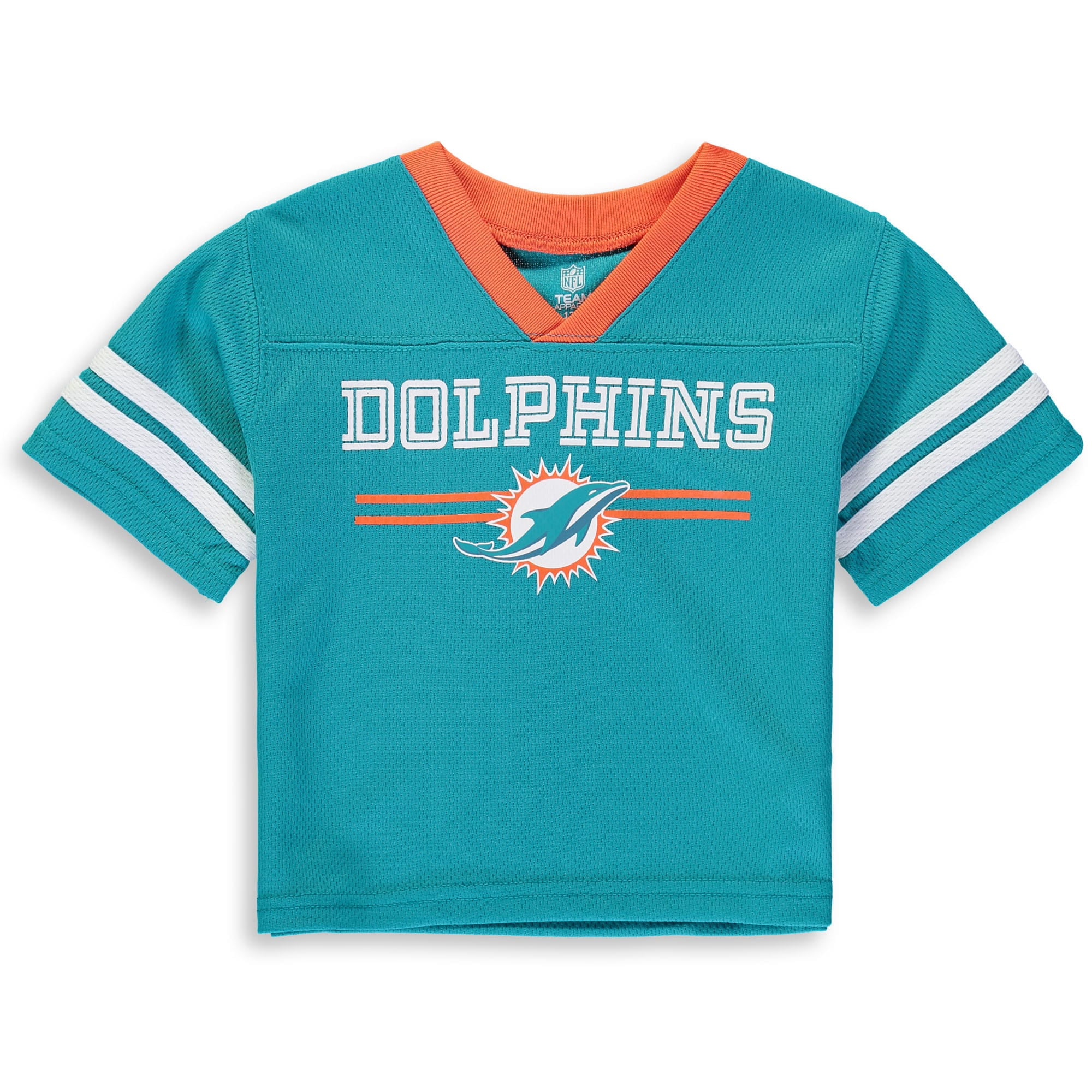 Aqua Miami Dolphins Mesh Jersey T-Shirt 