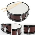 thumbnail image 4 of Snare Drum Set, Wine Red Finish Rounded and Heavy Tone Drum Set Professional  for Performances Practices, 4 of 7