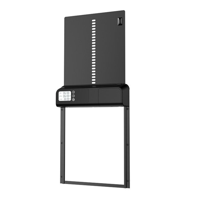 Puerta de gallinero con temporizador Función inductiva IPX3 Abridor de puerta automático de gallinero de aluminio resistente al agua antipellizco con pilas para granja