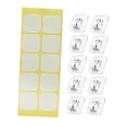 thumbnail image 1 of yuksok Sticky Cable Clips Clear Small Cord Clips for Car Home Hanging Decorations 10pcs, 1 of 9