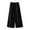 Black, variant on Buigttklop Women Loose Fitting High Waisted Cotton Linen Wide Leg Long Pants Appear Slim and Color Pants