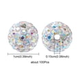 thumbnail image 4 of Pave Disco Ball Beads Polymer Clay Rhinestone Beads Round AB PP13(1.9~2mm) 6 Rows Rhinestone 10mm Hole: 1.5mm DIY, 4 of 5