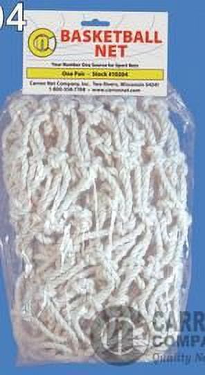 BuyBocceBalls Listing - Pack of 2 - Carron Basketball Net - Flight Control - Extra Strong #144 Cotton Basketball net