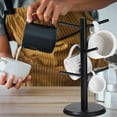 thumbnail image 3 of Sunjoy Tech Water Cup Holder Detachable Coffee Mug Holder with 6 Hooks Space-Saving Cup Organizer for Home Kitchen, 3 of 7