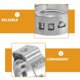 thumbnail image 3 of WEUVEB 50Ud Anillos Y Clips Pex De Inoxidable Para Sujetar Mangueras Y En Cocina, 3 of 5