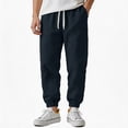thumbnail image 7 of Mens Linen Pants Casual Summer Elastic Waist Baggy Joggers Lightweight Drawstring Beach Lounge Pants with Pockets, 3XL, 7 of 7