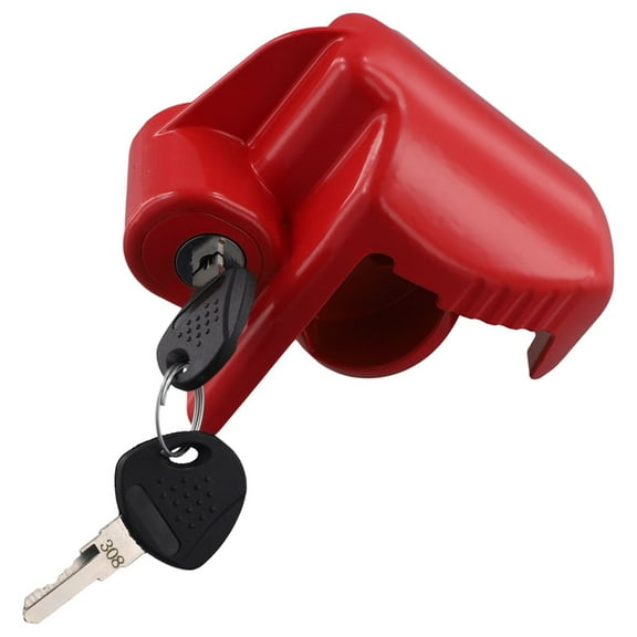 Connector Trailer Lock Heavy Duty Hitch Tractor Hook Caravan Joint Anti-Theft Red