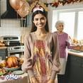 thumbnail image 5 of PMU Thanksgiving Turkey Headband w/Marabou and Turkey Apron Set Party Costume Accessories (2/Pkg) Pkg/1, 5 of 6
