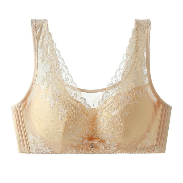 Soutien-gorge Tube Sans Armature Ajustable Aguichant en Dentelle pour Femmes