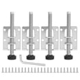 thumbnail image 1 of 4 patas niveladoras ajustables para muebles, para suelos irregulares, antideslizantes, para armarios y muebles, de acero laminado en frío de alta resistencia., 1 of 8