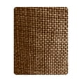 thumbnail image 4 of 12x14x10" SLIP UNO FITTER Hardback Drum Lamp Shade Chocolate Burlap, 4 of 4