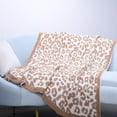 thumbnail image 3 of Wild Leopard Throw Soft Blanket Comfy Cozy Warm Fluffy Fall Winter for Chair Bed Sofa Couch Travel Gift, 3 of 7