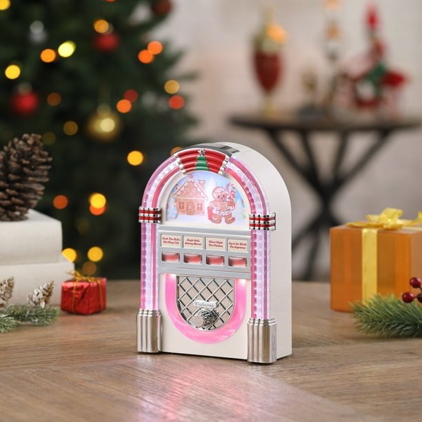 Mr. Christmas 9-inch Decorative Retro Jukebox Ivory - Walmart.ca
