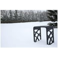 thumbnail image 2 of Ico Bath V962 Volkano 16-3/4" Tall Portable Shower Seat - Black, 2 of 3
