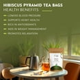 thumbnail image 2 of Hibiscus Tea Bags | Pyramid Tea Bags, Caffeine-Free, 100% Natural Ingredients, ECO Conscious Packaging | Herbal Tea for Relaxation | Rich Flavor, and Sustainable Enjoyment, 5 Oz (Pack of 50), 2 of 6