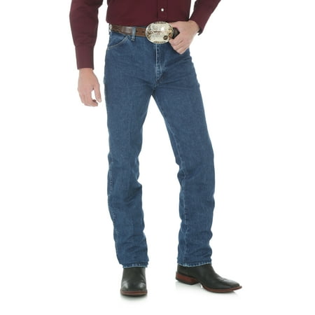 Stonewashed Jeans - Wrangler Men's Western Cowboy Cut Slim Fit Jean - Stonewashed