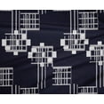 thumbnail image 4 of oneOone Polyester Lycra Fabric Geometric Kasuri Fabric Prints By Yard 56 Inch Wide, 4 of 4
