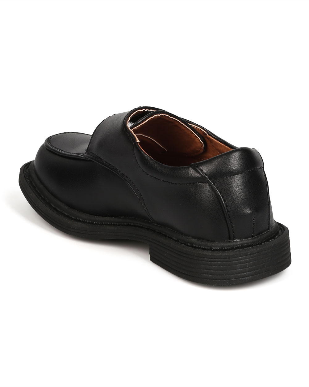New Boy School Rider Ricky-913F Leatherette Square Toe Banded Dress Shoe - image 3 of 5