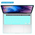thumbnail image 5 of IBENZER Compatible with 2025 2024 MacBook Pro 13 Inch Case 2025-2016 M2/M1 A2338 A2289 A2251 A2159 A1989 A1706 A1708, HardShell Case&Keyboard Cover&Type C for Mac Pro 13, Turquoise, W-T13-TBL+1TC, 5 of 10