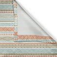 thumbnail image 4 of Ambesonne Bohemian Valance Pack of 2, Patterns, 54"X12", Salmon Pale Blue Sepia, 4 of 5