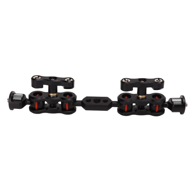 Brazo articulado para cámara de 5 pulgadas, aleación de aluminio, interfaz de 1/4 pulgadas y 3/8 pulgadas, soporte para brazo de cámara para Monitor de campo