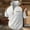 #3White, variant on MYAOYI Mens Tops Casual Stand Collar Short Sleeve Polo Shirt Quarter Zip Waffle Knit Workwear Daily Wear Top